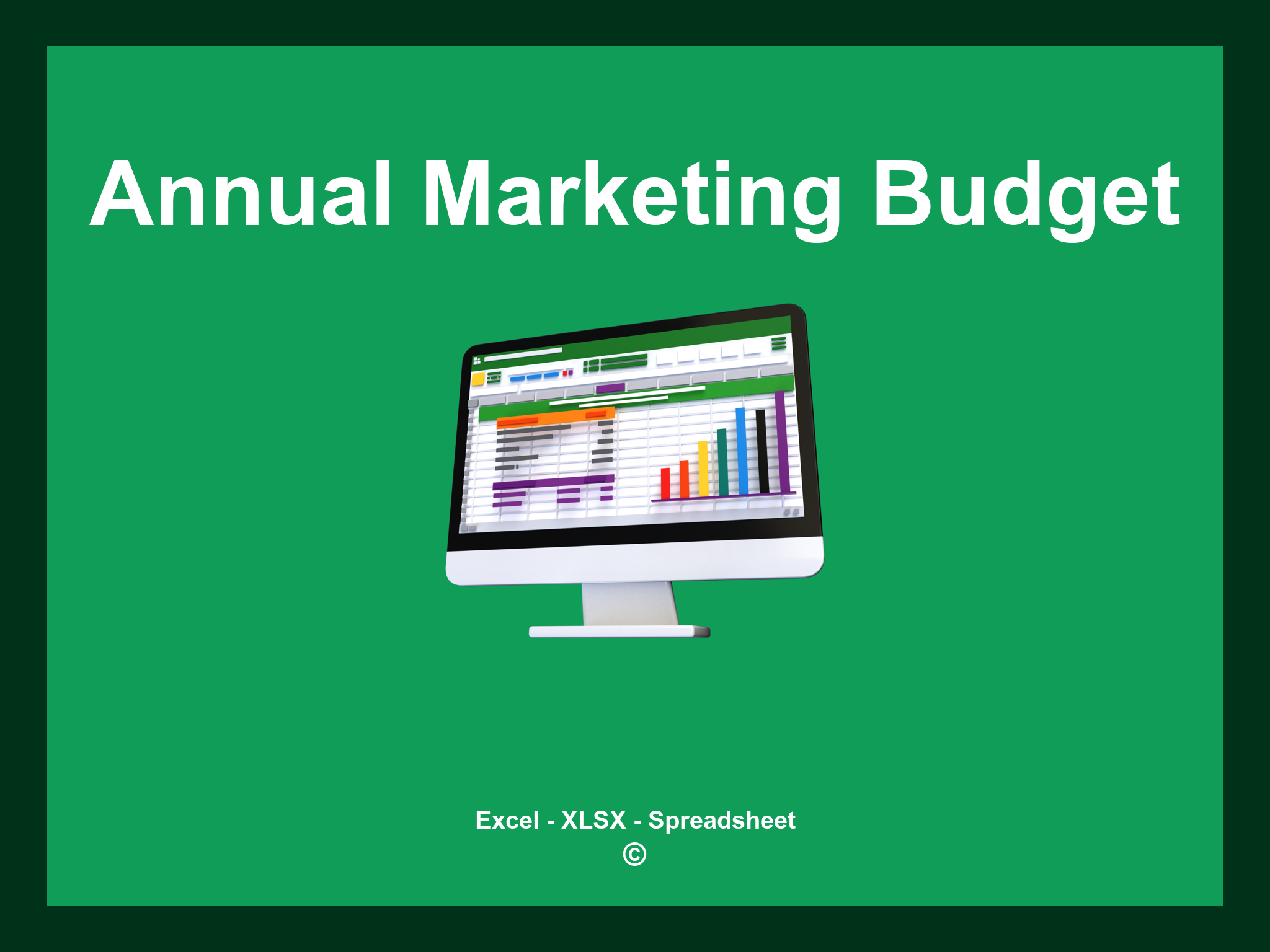 Annual Marketing Budget Template Excel