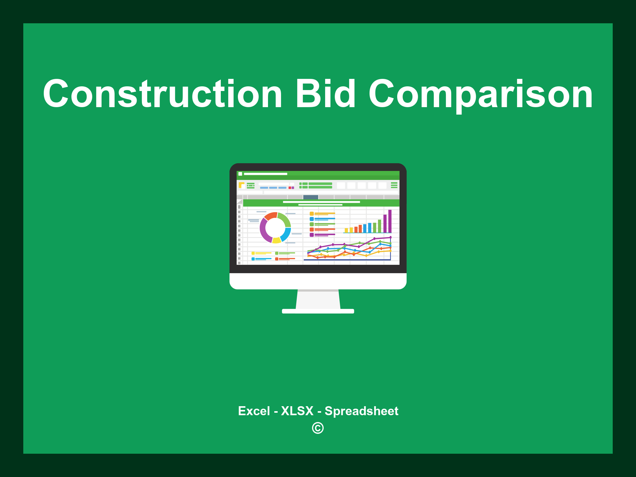 Construction Bid Comparison Template Excel