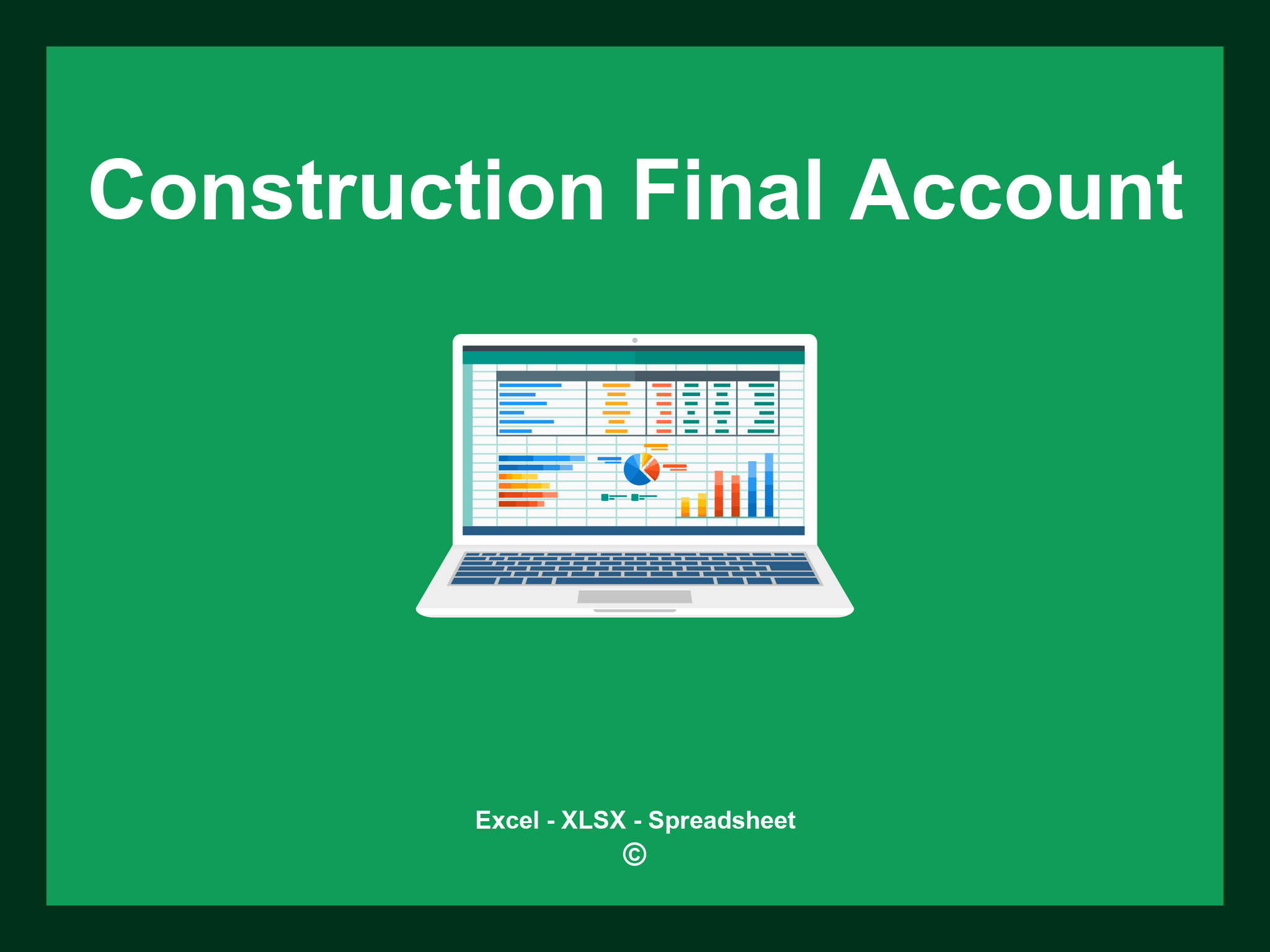 Construction Final Account Template Excel