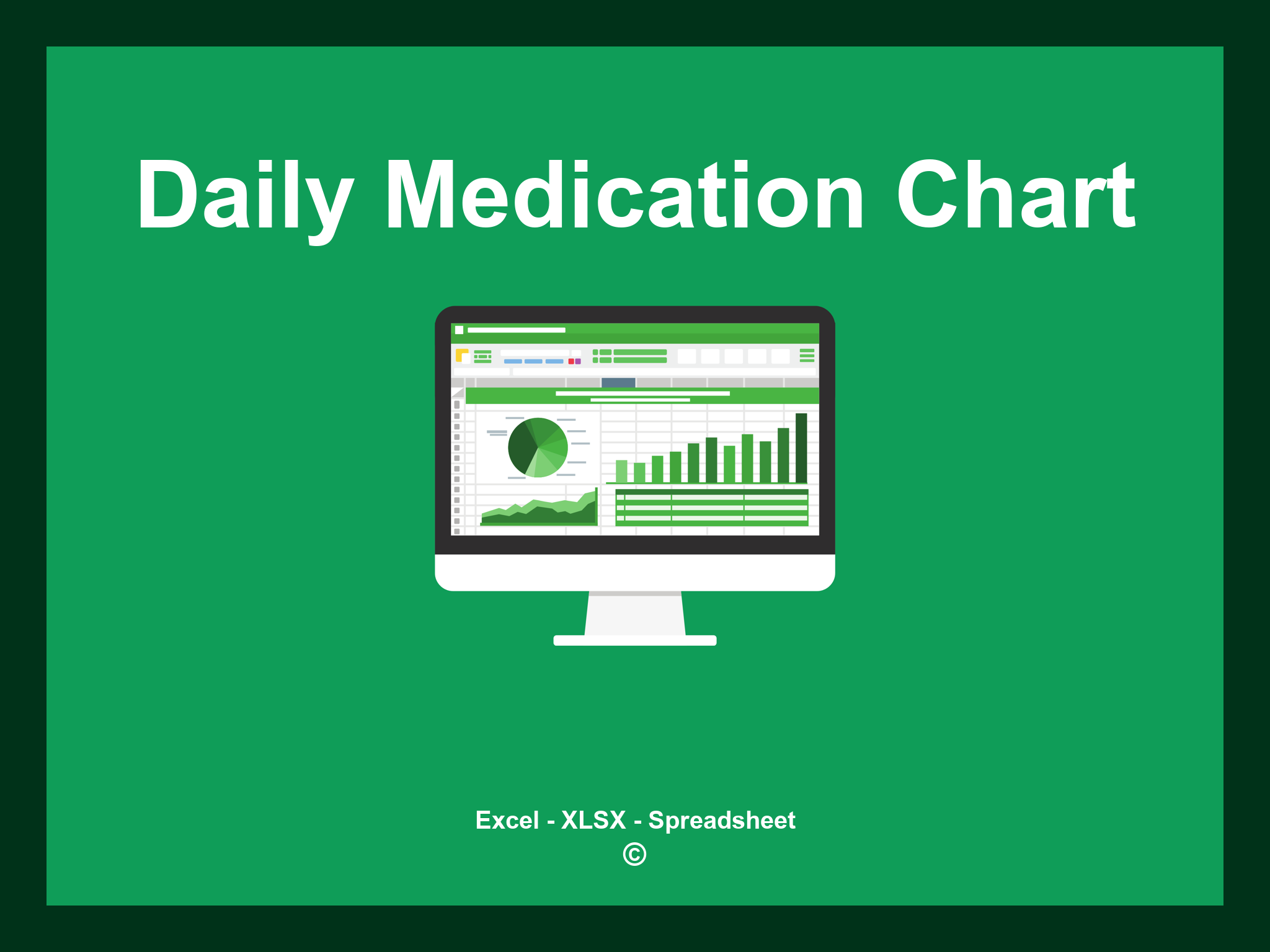 Daily Medication Chart Template Excel