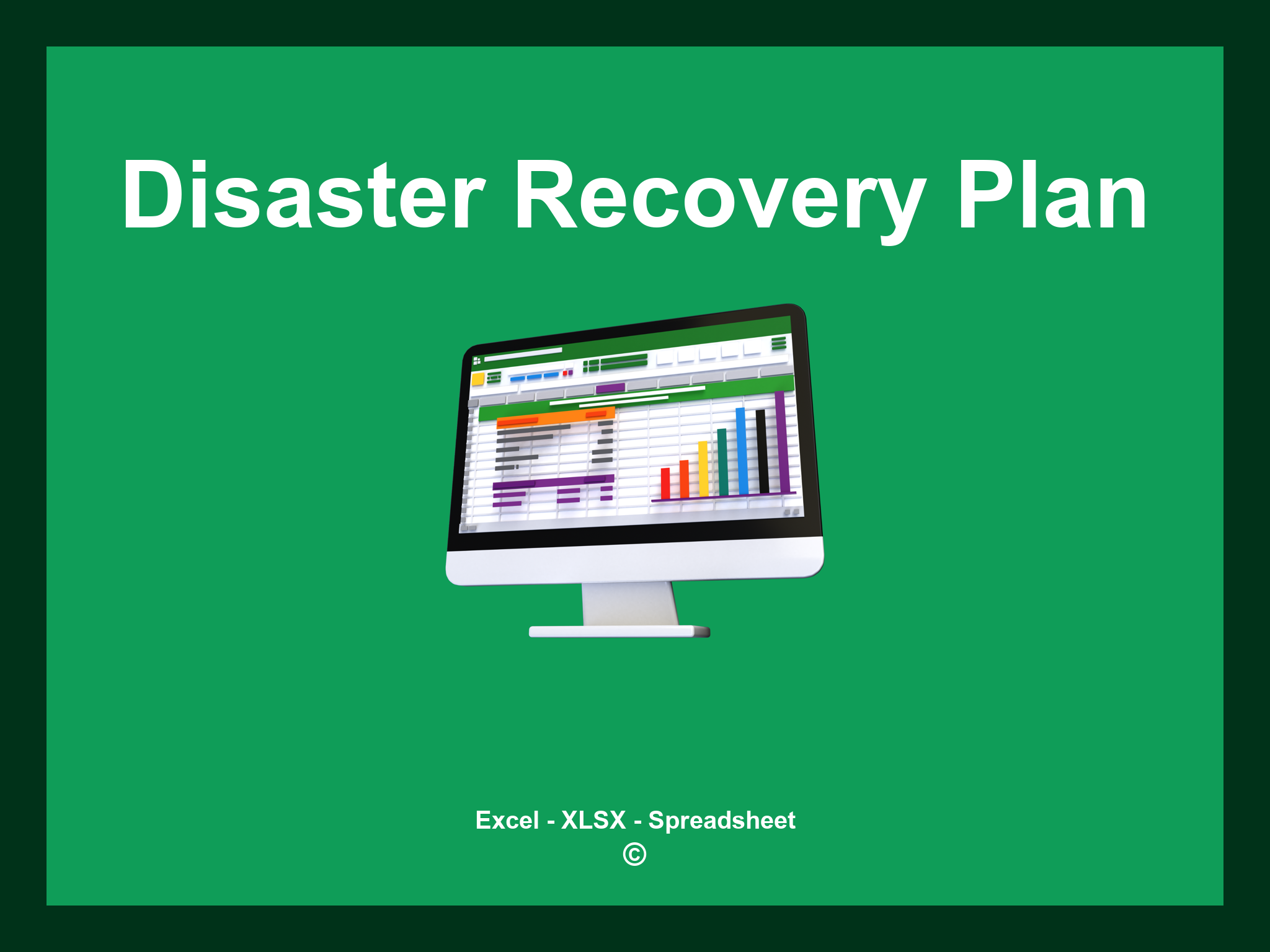 Disaster Recovery Plan Template Excel