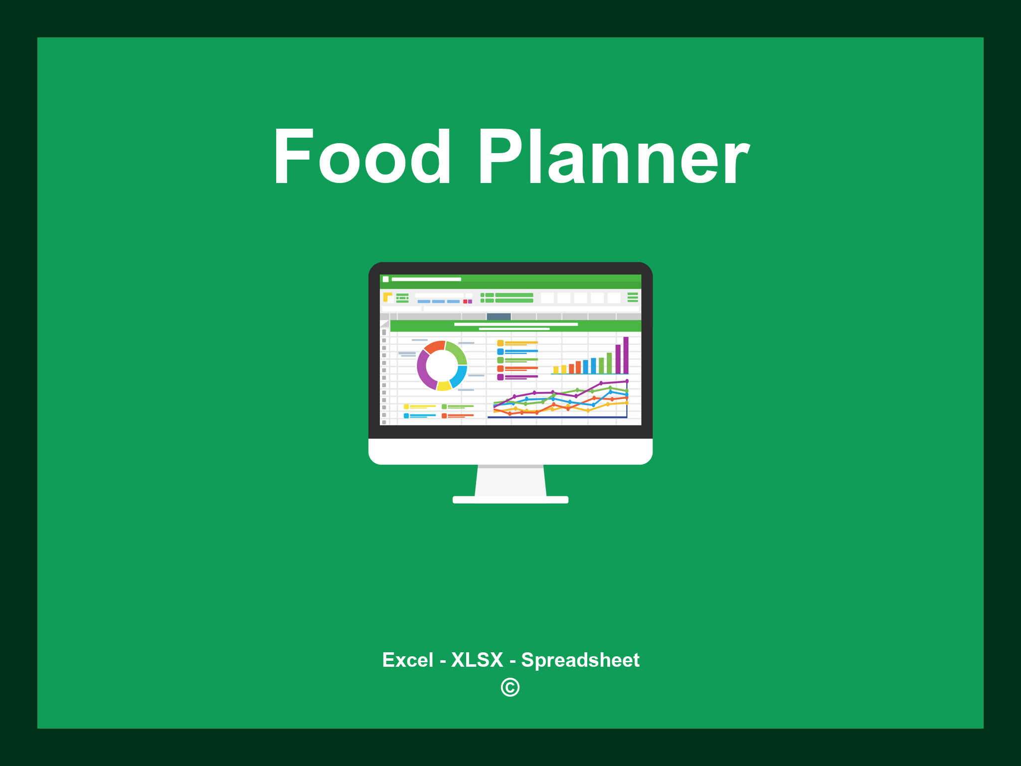 Food Planner Template Excel