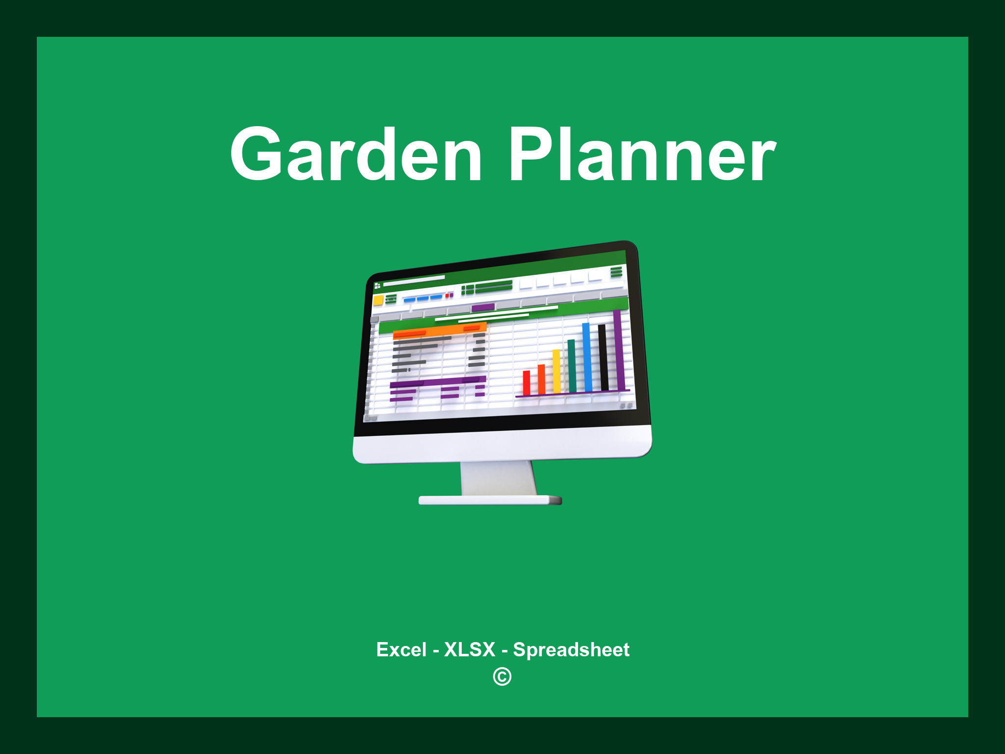Excel Garden Planner Template