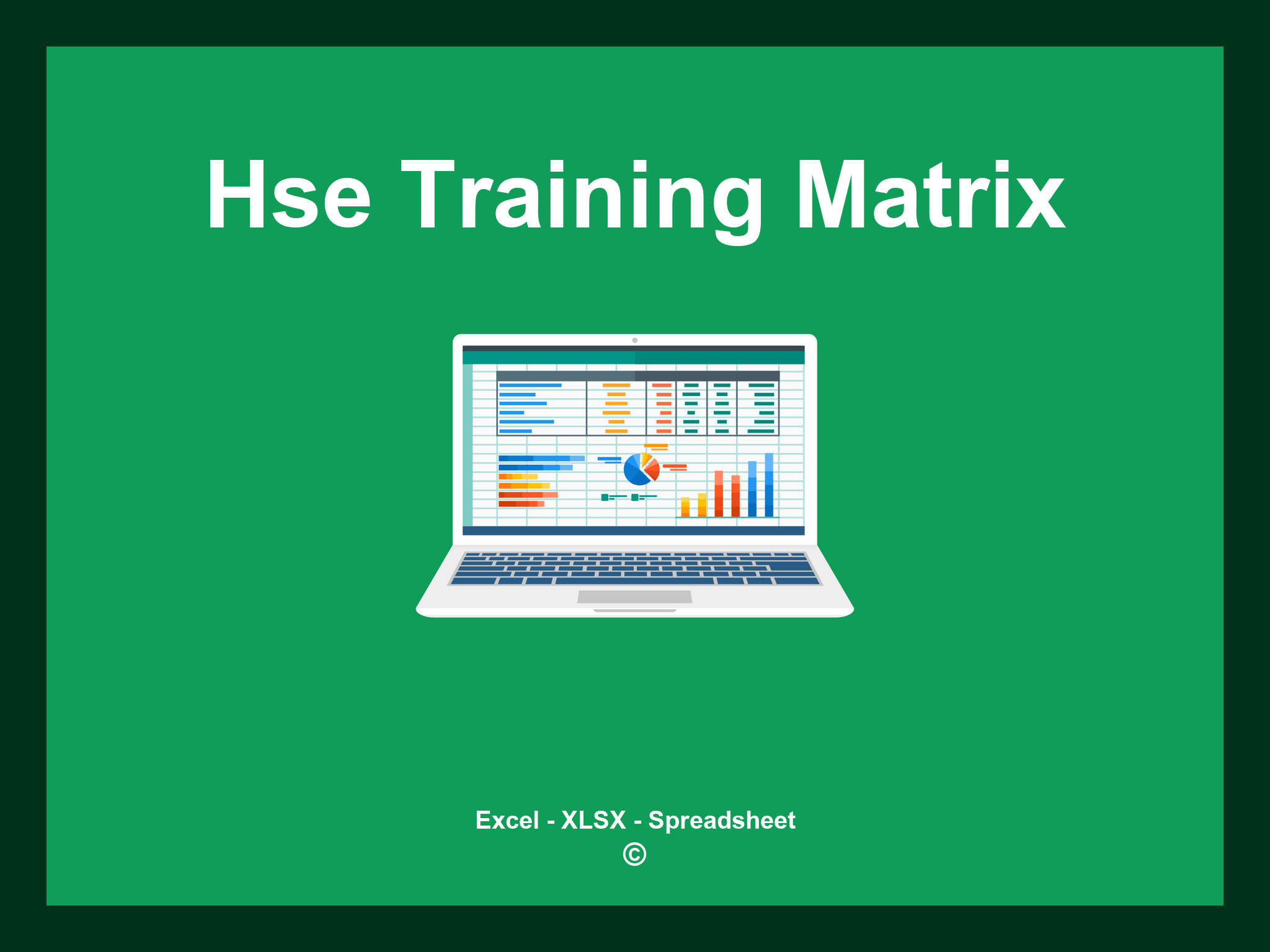 Hse Training Matrix Template Excel