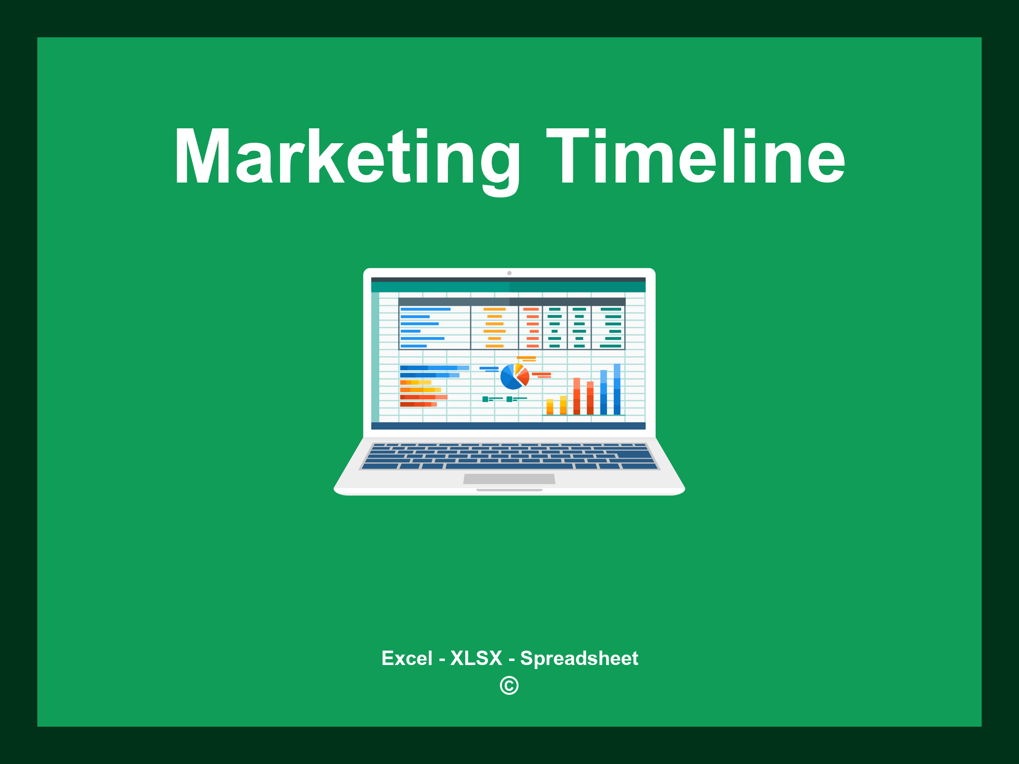 Marketing Timeline Template Excel