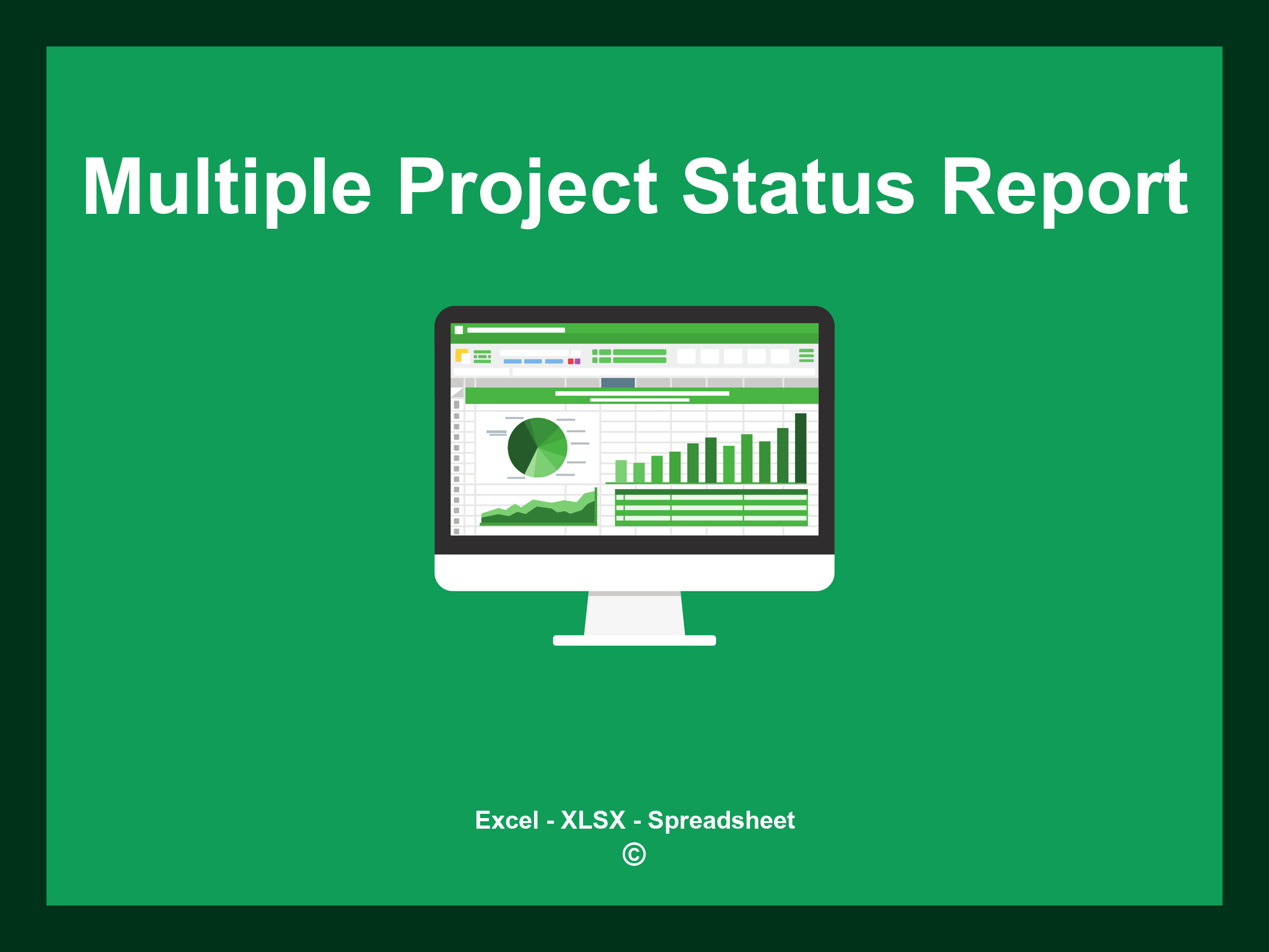 Multiple Project Status Report Template Excel