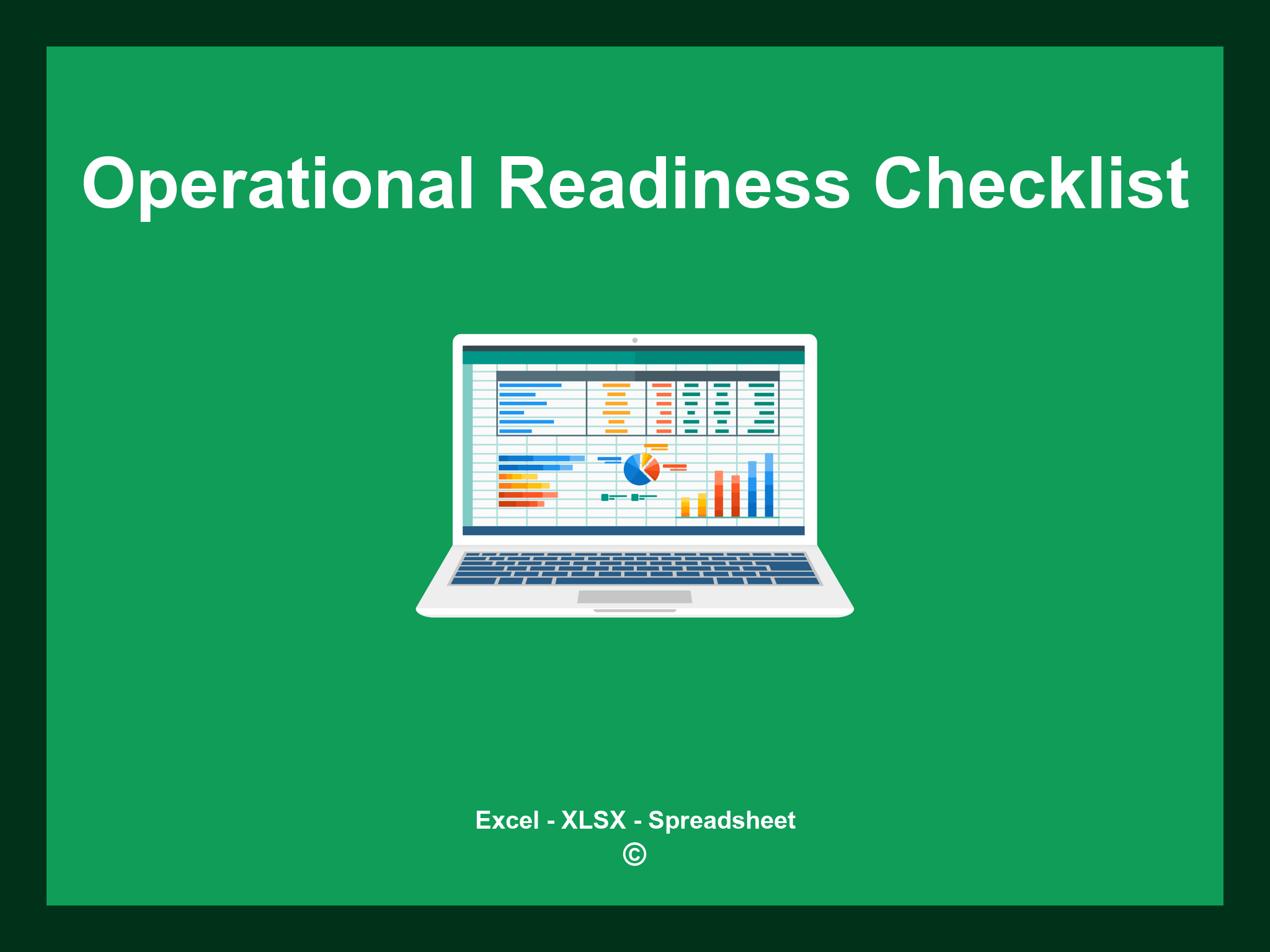 Operational Readiness Checklist Template Excel