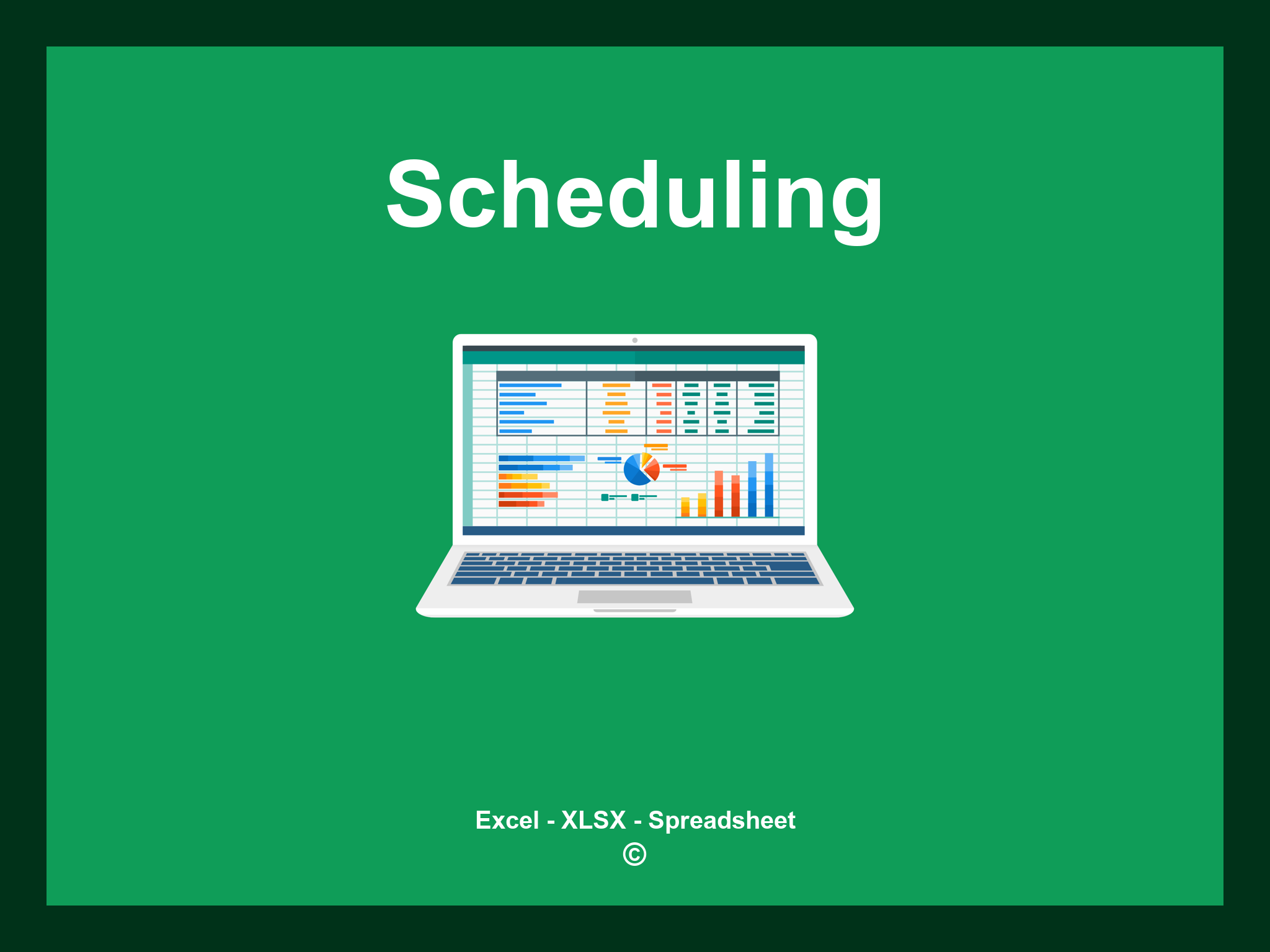 Excel Scheduling Template