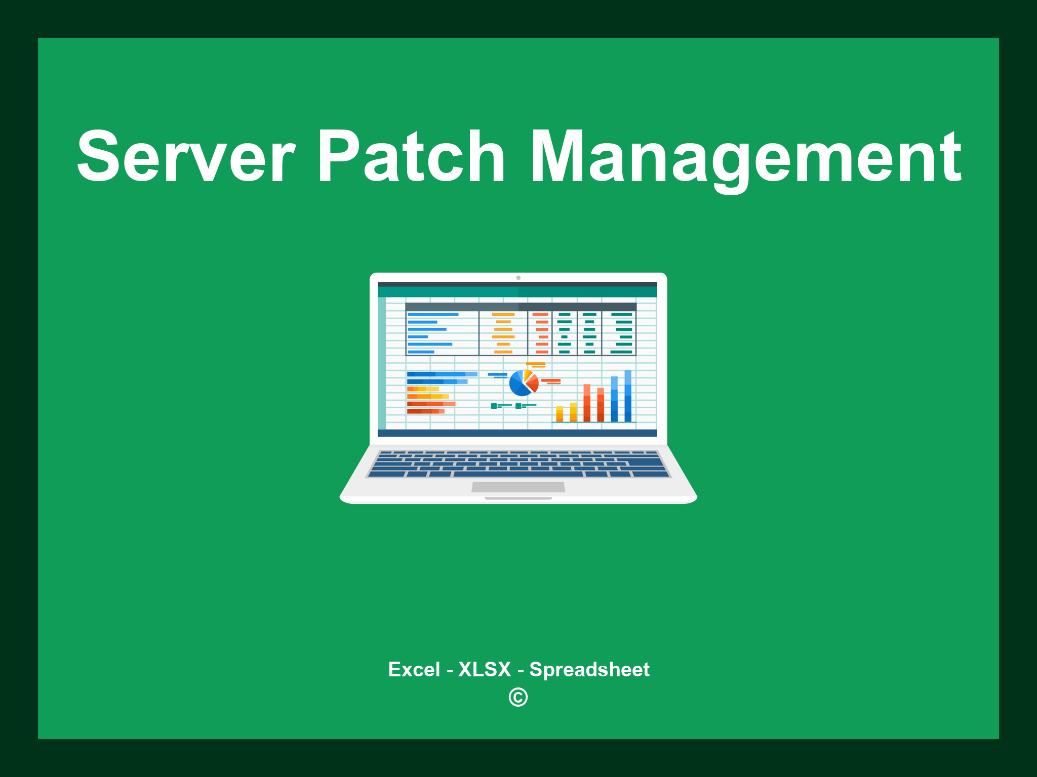 Server Patch Management Excel Template