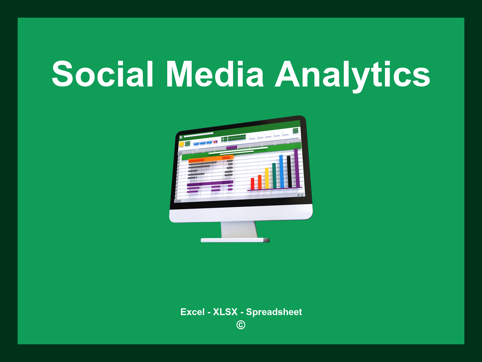 Excel Social Media Analytics Template