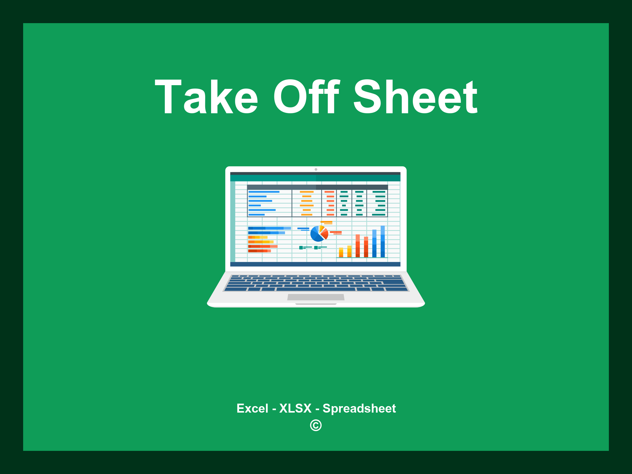 Take Off Sheet Template Excel